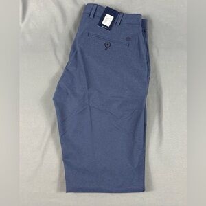 Peter Millar Golf Pants Crown Crafted Surge 32 x 34 Navy Blue Polyester